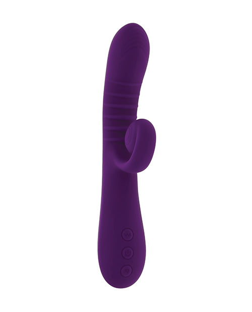 Vibrador Conejo Playboy Pleasure Curlicue - Acai: Libera el máximo placer Product Image.