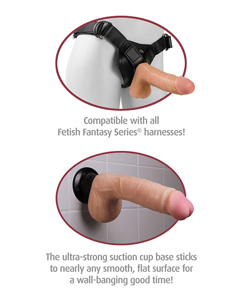 Real Feel Deluxe No. 10 10" Lifelike Waterproof Vibrating Dildo Product Image.