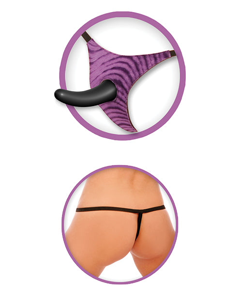 Petite Pleasure Power Vibrating Strap-On: A Journey into Ecstasy Product Image.