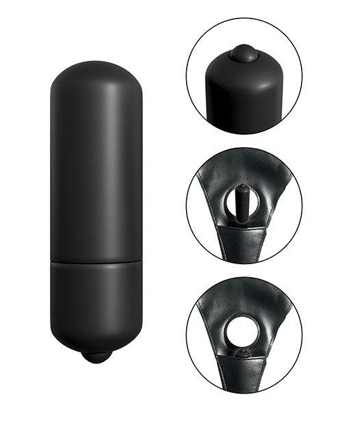 Petite Pleasure Power Arnés Vibrador: Un viaje al éxtasis Product Image.