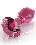 Icicles No. 79 Plug Anal de Cristal Diamante Rosa