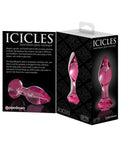 Icicles No. 79 Plug Anal de Cristal Diamante Rosa