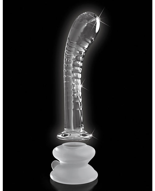 Icicles No. 88 Glass G-Spot Massager with Suction Cup - Elevate Your Pleasure Product Image.