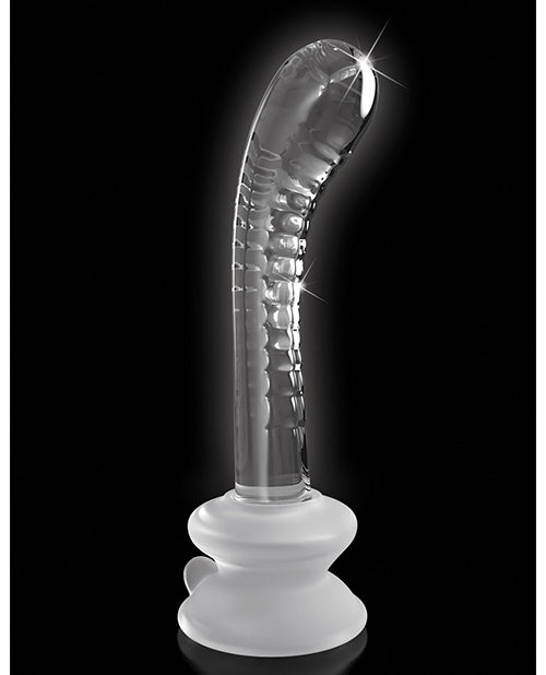 Icicles No. 88 Glass G-Spot Massager with Suction Cup - Elevate Your Pleasure Product Image.