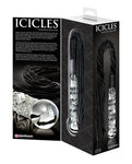 Icicles No. 38 Glass Handled Whip - A Touch of Luxurious Indulgence