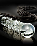 Icicles No. 38 Glass Handled Whip - A Touch of Luxurious Indulgence