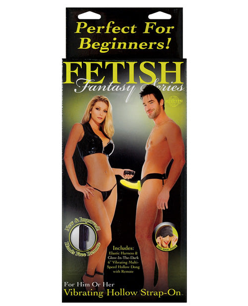 Fetish Fantasy Series Vibrating Hollow Strap-On Product Image.