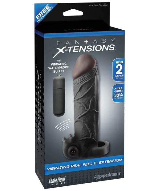 Fantasy X-tensions Vibrating Real Feel Extension: Ultimate Pleasure Upgrade Product Image.