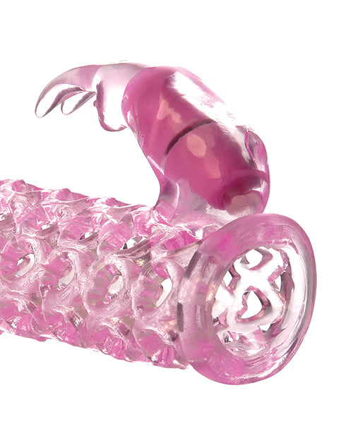 Fantasy X-tensions Pink Vibrating Couples Cage - Enhanced Pleasure & Ultimate Erection Support Product Image.