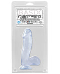 Basix Rubber Works Dong realista de 6,5" con ventosa