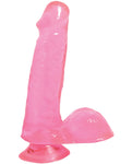 Basix Rubber Works Dong rosa de 6" con ventosa: su compañero apasionado