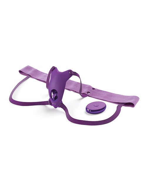 Fantasy For Her Ultimate Butterfly Strap-On - Purple Product Image.