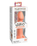 Dillio Platinum 6" Big Hero Silicone Dildo in Peach