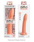 Dillio Platinum 7" Wild Thing Silicone Dildo in Peach