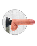 King Cock 7" Vibrating Cock with Balls - Ultimate Pleasure Experience