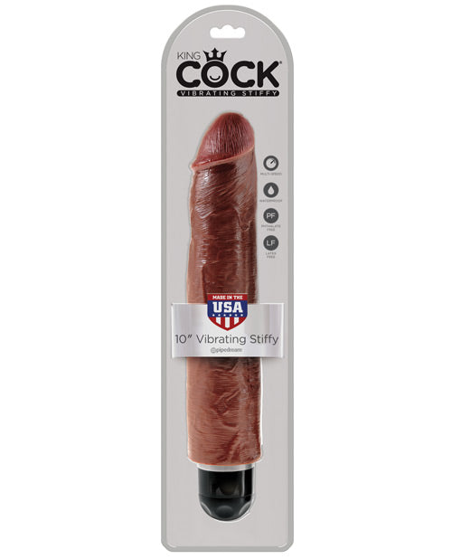 King Cock 7" Vibrating Stiffy: Ultimate Lifelike Pleasure Product Image.