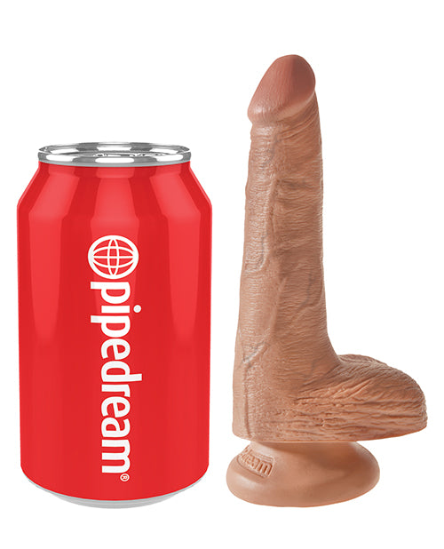 King Cock 6" Lifelike Dildo: Elevate Your Intimate Moments Product Image.