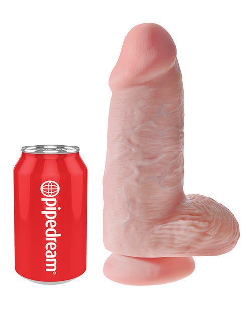 King Cock 9" Chubby Realistic Dildo - A Sensational Journey into Pleasure Product Image.