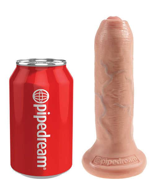 King Cock 6" Uncut Dildo - A Journey of Intimate Pleasures Product Image.