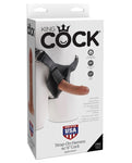 King Cock 6" Realistic Strap-On Harness