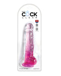 King Cock Clear 10" Cock with Balls - A Sensational Odyssey of Pleasure