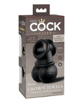 The Crown Jewels® by King Cock Elite® - Vibrating Swinging Balls in Black