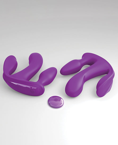 Threesome Total Ecstasy: Triple-Motor Pleasure Powerhouse Product Image.