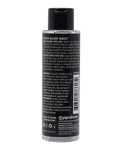 Moist Backdoor Formula Water-Based Lubricant Product Image.