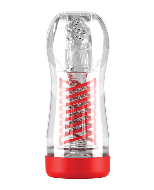 PDX Elite ViewTube 2: Transparent Pleasure Stroker Product Image.