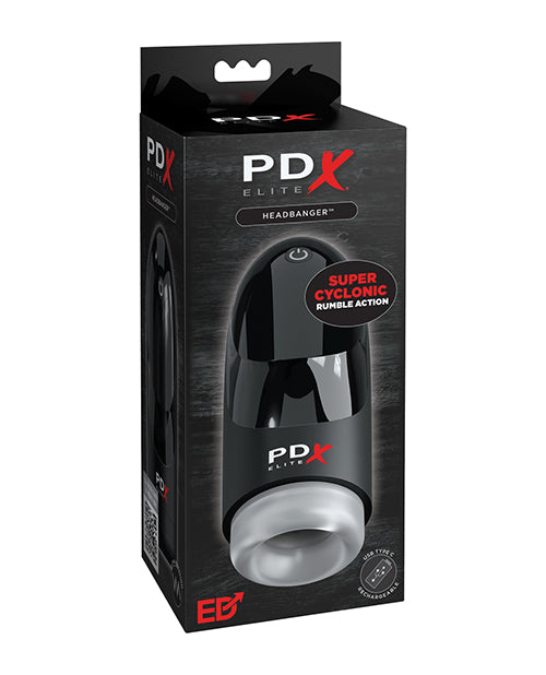 Shop for the PDX Elite Hydrogasm Vibrating Stroker - Frosted/Black at My Ruby Lips