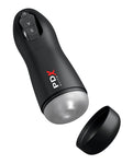 PDX Elite Suck-O-Matic Vibrating Stroker in Frosted Black