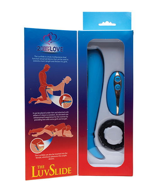 ChooseLove LuvSlide Vibrador para Parejas - Azul Product Image.