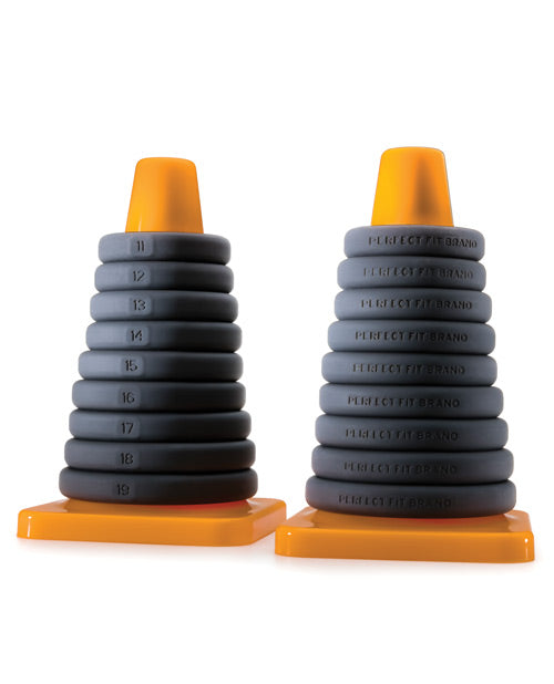 "Xact-Fit Silicone Ring Toss Kit: Perfect Sizing, Ultimate Comfort" Product Image.