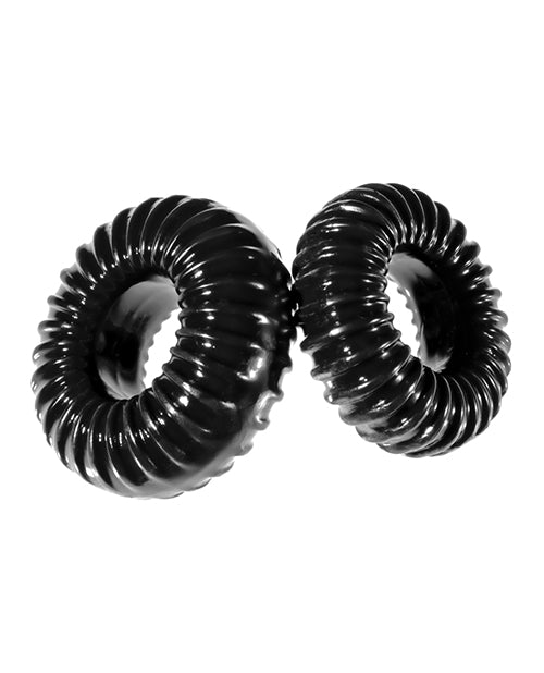Xplay Gear Ribbed Ring Pack - Double the Pleasure 🖤 Product Image.