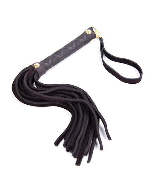 Plesur Mini Leather Flogger: placer de lujo en movimiento Product Image.