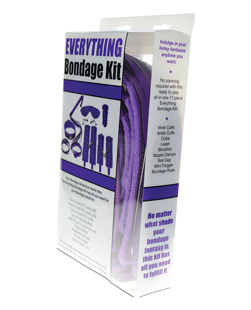 "Kit Everything Bondage de 12 piezas: ¡Mejora la intimidad!" Product Image.