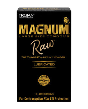 Preservativos crudos Trojan Magnum - Paquete de 10 - Featured Product Image