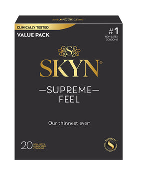 Lifestyles SKYN Supreme Feel 保險套 - 20 件裝 - Featured Product Image