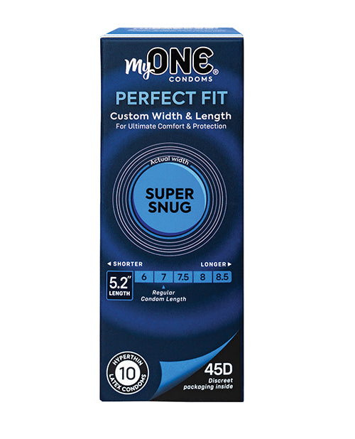 Preservativos My One Super Snug - Paquete de 10 Product Image.