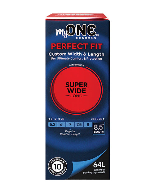 Shop for the My One Super Wide & Long Condoms - Pack of 10 at My Ruby Lips