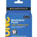 One Backdoor Pack Custom Fit Condoms - Pack of 3