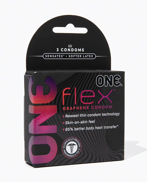 Preservativos ultrafinos One Flex - Paquete de 3 Product Image.