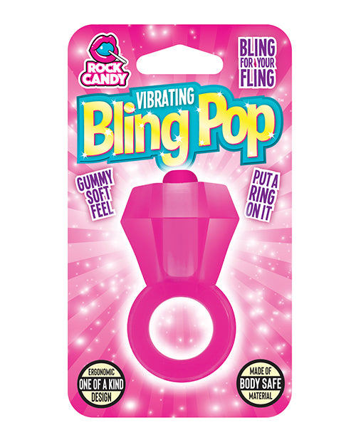 冰糖紫色閃亮 Bling C 型戒指 Product Image.