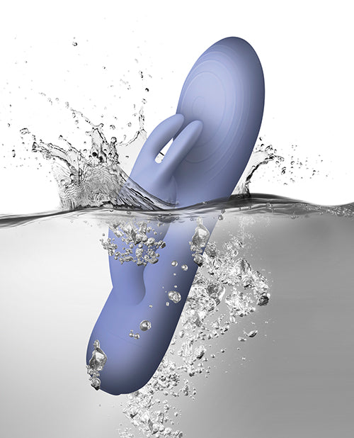 Vibrador SugarBoo Blissful Boo Rabbit - Lila: Placer personalizable y diseño resistente al agua Product Image.