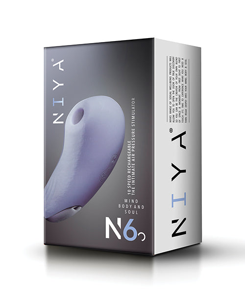 Niya 6 Stimulator: Sustainable Pleasure in Cornflower Product Image.