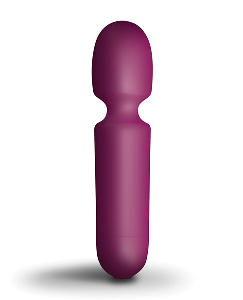 "SugarBoo Playful Passion Wand Vibrator - Burgundy" Product Image.