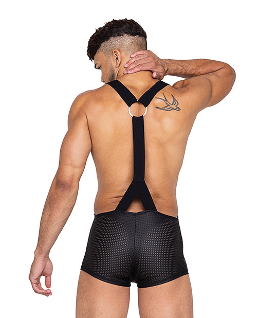Master Singlet with Hook & Ring Closure & Zipper Pouch - Black Product Image.