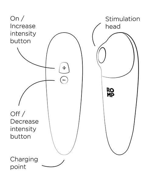 ROMP Shine X Vibrador de Clítoris: Placer Intenso Estimulación del Aire 🌟 Product Image.