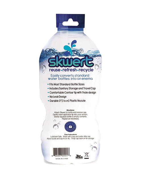 Skwert Water Bottle Enema - Blue Product Image.