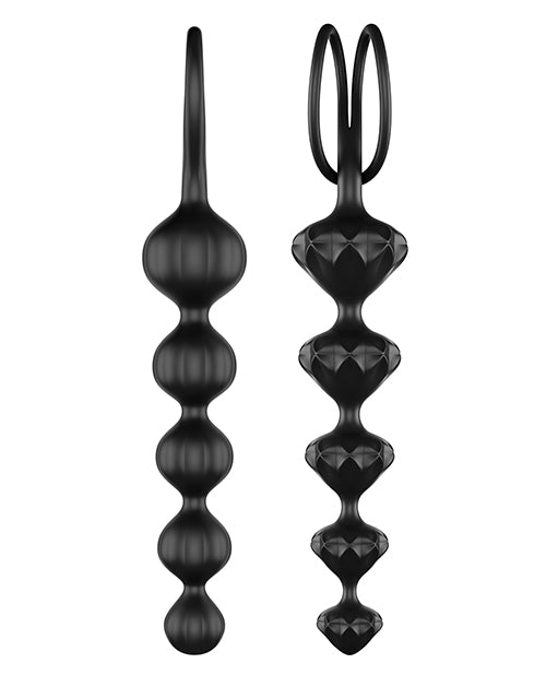 Satisfyer Soft Silicone Beads Trio: Anal Adventure Set Product Image.